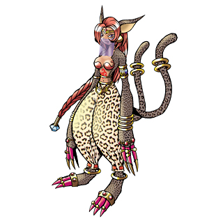 Official Digimon Reference Book art of Bastemon
